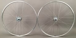 H Plus Son H + Son TB14 Silver Fixed Gear Track Bike SingleSpeed Wheelset Suzue Promax Hubs