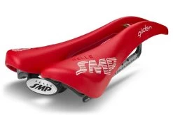 Selle SMP Glider Pro Saddle With Carbon Rails, Red