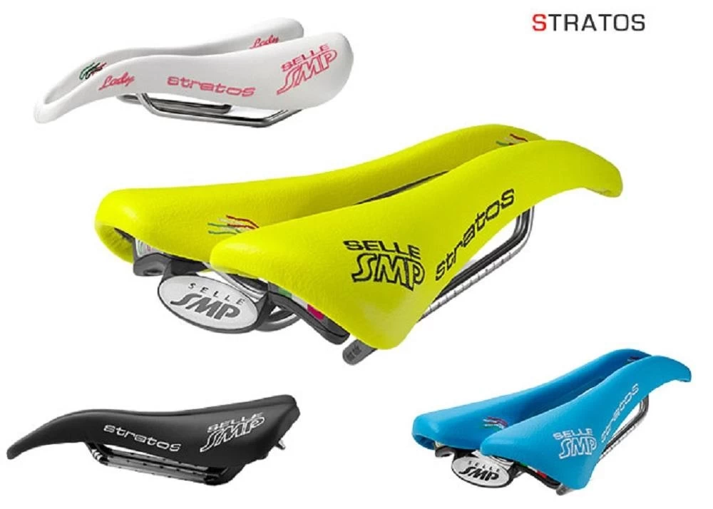 Selle SMP Stratos Pro Saddle With Steel Rails 3 Selle SMP Stratos Pro Saddle With Steel Rails