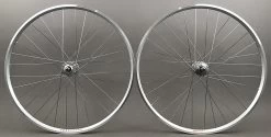 Velocity A23 Silver Rims Miche Pista Hubs Single Speed Track Bike Wheelset Fx/fx