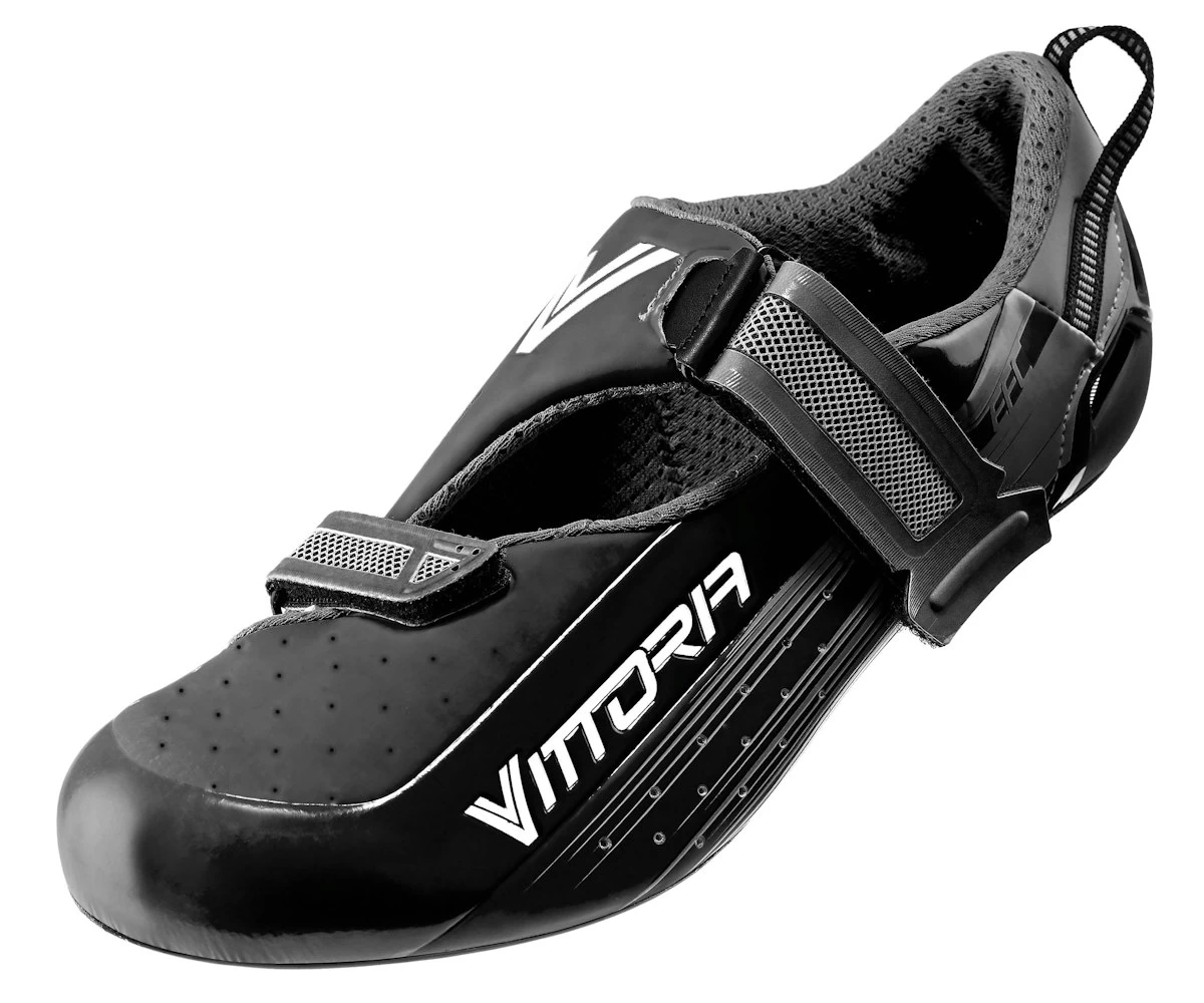 Vittoria Cycling Shoes Vittoria TRI PRO Triathlon Cycling Shoes - Black (42 EU) 3 Vittoria Cycling Shoes Vittoria TRI PRO Triathlon Cycling Shoes - Black (42 EU)