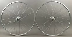 H Plus Son H + Son TB14 Silver Fixed Gear Track Bike SingleSpeed Wheels Suzue 36 Spoke Hubs