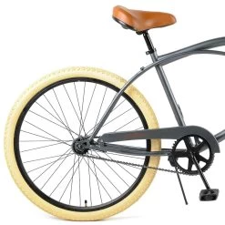 Retrospec Chatham Beach Cruiser 1-Speed 29" - Matte Graphite/Beige 2022 9 Retrospec Chatham Beach Cruiser 1-Speed 29" - Matte Graphite/Beige 2022 -Cycling Gear Shop IVqhrOshQKLV0N5EHferDMltU