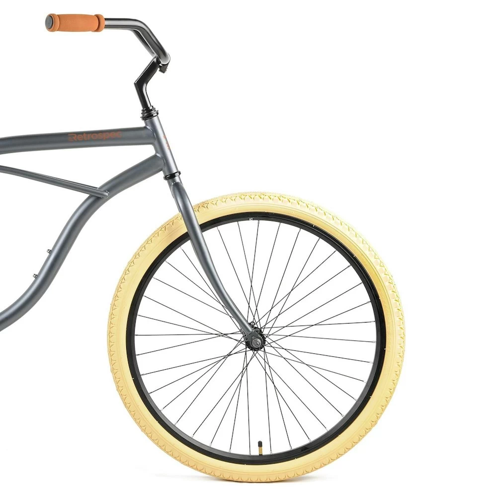 Retrospec Chatham Beach Cruiser 1-Speed 29" - Matte Graphite/Beige 2022 6 Retrospec Chatham Beach Cruiser 1-Speed 29" - Matte Graphite/Beige 2022 - Image 4