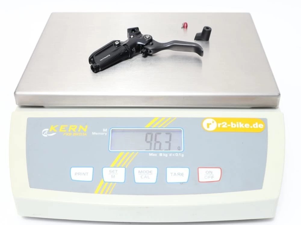 SRAM Disc Brake Lever Assembly Carbon Lever (Assembled, No Hose, Includes Barb & Olive) Version 2 Black Ano Guide Ultimate 2022 6 SRAM Disc Brake Lever Assembly Carbon Lever (Assembled, No Hose, Includes Barb & Olive) Version 2 Black Ano Guide Ultimate 2022 - Image 4