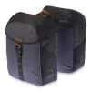 Pack Of 2 Basil Miles Double Pannier Bag Black 13.4x7.5x17` UBS / Straps 1 Pack Of 2 Basil Miles Double Pannier Bag Black 13.4x7.5x17` UBS / Straps -Cycling Gear Shop LuJmZaqs79W1tld8Wxiy9B6dA