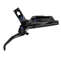 SRAM Code RSC Disc Brake And Lever - Rear, Hydraulic, Post Mount, Black With Rainbow Hardware, A1 2022