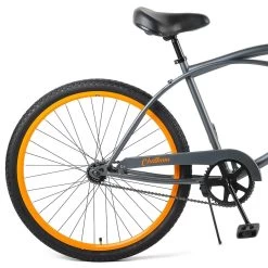 Retrospec Chatham Beach Cruiser 1-Speed 29" - Matte Graphite/Orange 2022 -Cycling Gear Shop RluONpsy 50LmCTbZSy8a9WXo