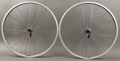 Sun Rims Sun Rhyno Lite 26" Silver Mountain Bike Wheels Shimano Hubs Rim Brake 8-11 Speed