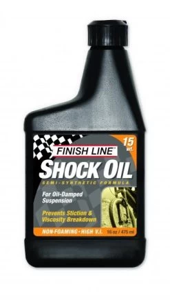 Finish Line Shock Oil 15wt 16oz Btl