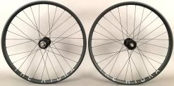 H Plus Son H + Plus Son Hydra Grey Rims Track Fixed Gear Bike Wheelset Phil Wood Hubs 28h