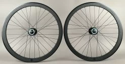 H Plus Son H Plus + Son Sl42 Black Fixed Gear Wheelset Suzue Promax Hubs