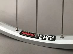 Sun Rims Sun Rhyno Lite 26" Silver Mountain Bike Wheels Shimano Hubs Rim Brake 8-11 Speed -Cycling Gear Shop abZ kTHVfhc1sjg3v3Noo l w