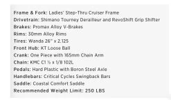 Retrospec Chatham Beach Cruiser 1-Speed 26" - Matte Silver/Cardinal 2021 12 Retrospec Chatham Beach Cruiser 1-Speed 26" - Matte Silver/Cardinal 2021 -Cycling Gear Shop axOv2bP1hmbmEybhQ I aopu8