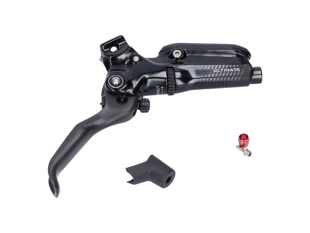 SRAM Disc Brake Lever Assembly Carbon Lever (Assembled, No Hose, Includes Barb & Olive) Version 2 Black Ano Guide Ultimate 2022 5 SRAM Disc Brake Lever Assembly Carbon Lever (Assembled, No Hose, Includes Barb & Olive) Version 2 Black Ano Guide Ultimate 2022 - Image 3