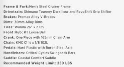 Retrospec Chatham Beach Cruiser 7-Speed 26" - Matte Black 2022 12 Retrospec Chatham Beach Cruiser 7-Speed 26" - Matte Black 2022 -Cycling Gear Shop cLw9E78Sk6mTK1TpDsNtbBPmM