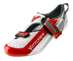 Vittoria Cycling Shoes Vittoria TRI PRO Triathlon Cycling Shoes - White / Red