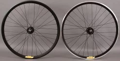 Velocity Deep V BLACK Fixed Gear Track Bike Singlespeed Wheels Wheelset DT Swiss