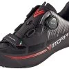Vittoria Cycling Shoes Vittoria Fusion 2 Road Cycling Shoes, Black/Red - EU 38.5 (US Men's 6.5, Women's 8)