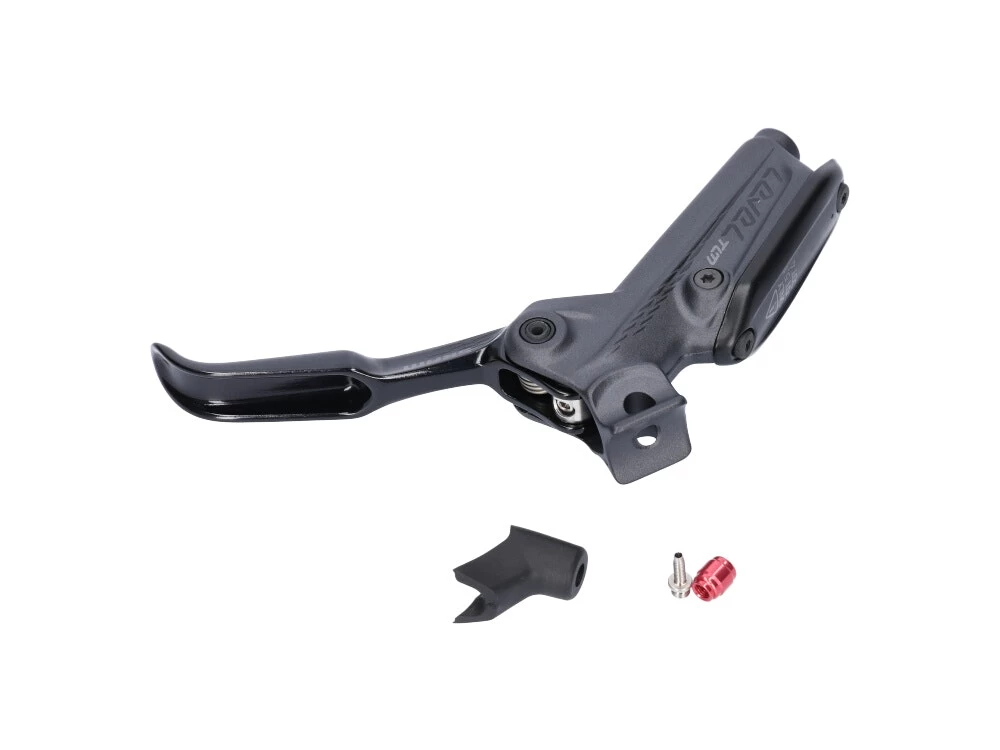 SRAM Disc Brake Lever Assembly Aluminum Lever (Assembled, No Hose, Includes Barb & Olive) Version 2 Dark Grey Level Tlm (A1 B1) 2022 4 SRAM Disc Brake Lever Assembly Aluminum Lever (Assembled, No Hose, Includes Barb & Olive) Version 2 Dark Grey Level Tlm (A1 B1) 2022 - Image 2