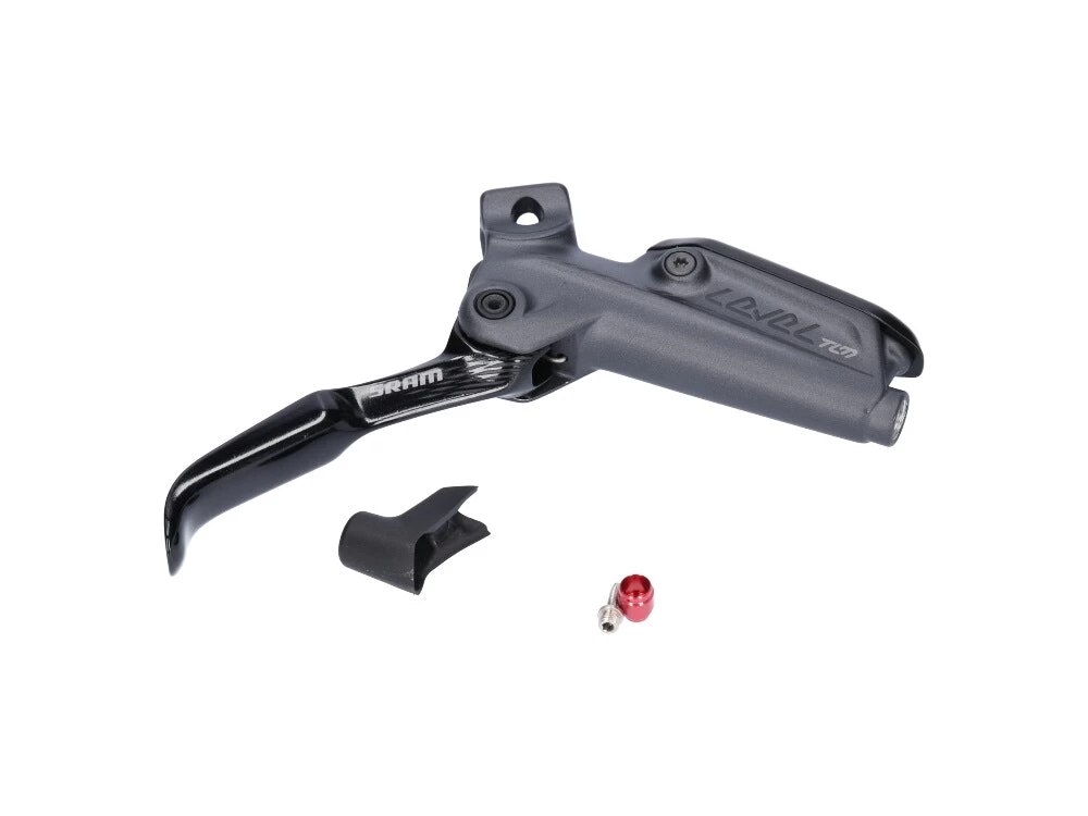 SRAM Disc Brake Lever Assembly Aluminum Lever (Assembled, No Hose, Includes Barb & Olive) Version 2 Dark Grey Level Tlm (A1 B1) 2022 3 SRAM Disc Brake Lever Assembly Aluminum Lever (Assembled, No Hose, Includes Barb & Olive) Version 2 Dark Grey Level Tlm (A1 B1) 2022