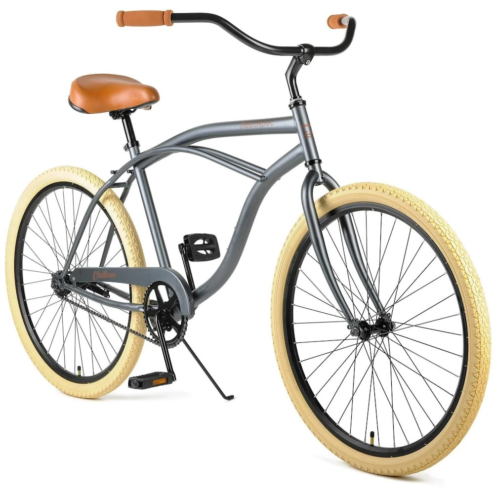 Retrospec Chatham Beach Cruiser 1-Speed 29" - Matte Graphite/Beige 2022 4 Retrospec Chatham Beach Cruiser 1-Speed 29" - Matte Graphite/Beige 2022 - Image 2